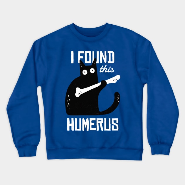 funny cat Crewneck Sweatshirt by aboss